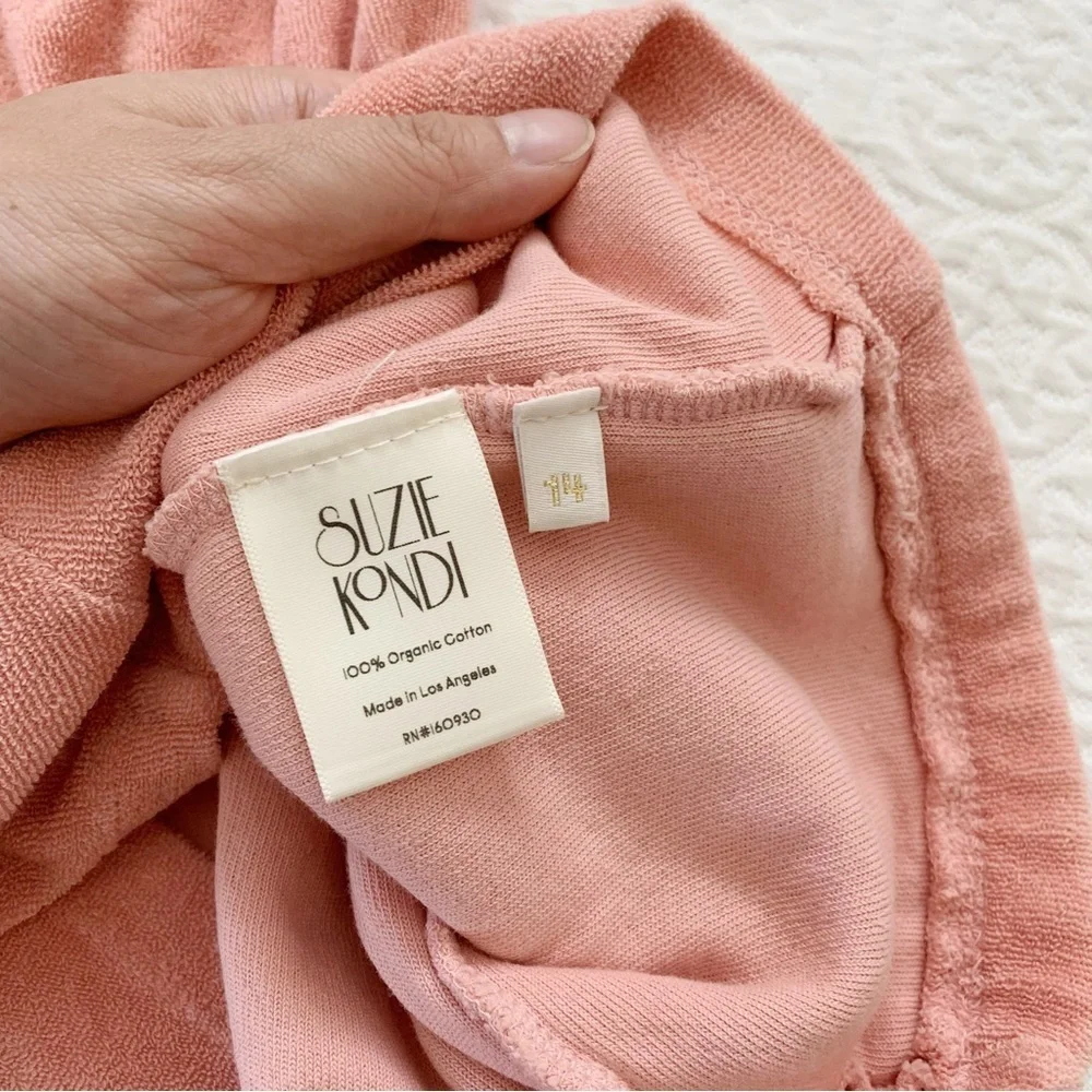 Suzie‎ Kondi Kids Cotton Terry Romper, Pink